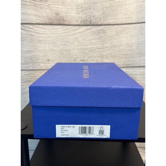 NIB Stuart Weitzman Gabby 45 Mary Jane Black Patent Leather Shoes Size 8.5 - Picture 2 of 4